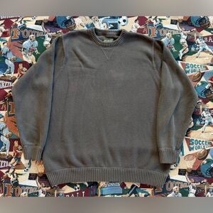 Eddie Bauer Men’s Brown 100% Cotton Sweater